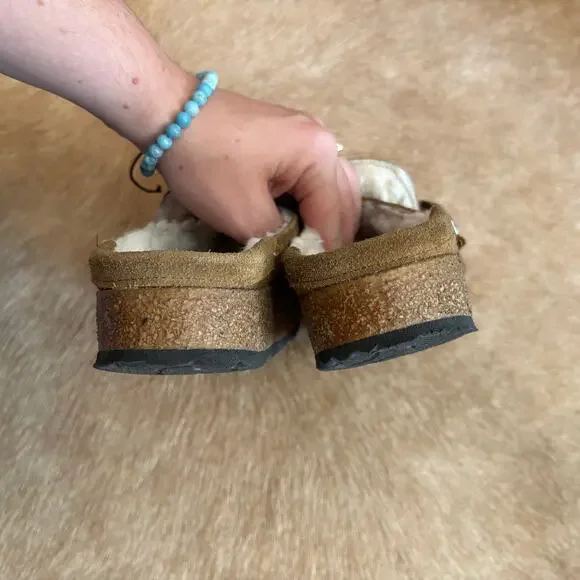 Birkenstock Buckley shearling clogs slippers mules - Picture 3 of 6